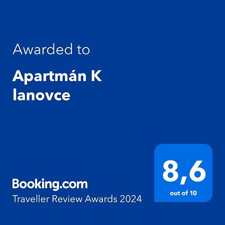 야히모프 Apartman K Lanovce 아파트 외부 사진